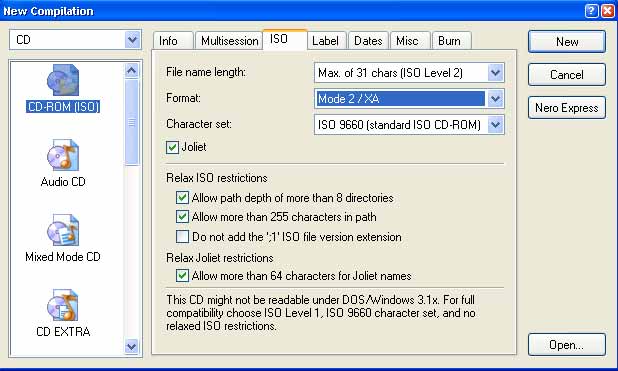 Как добавить файлы к Audio CD в Nero, шаг 2